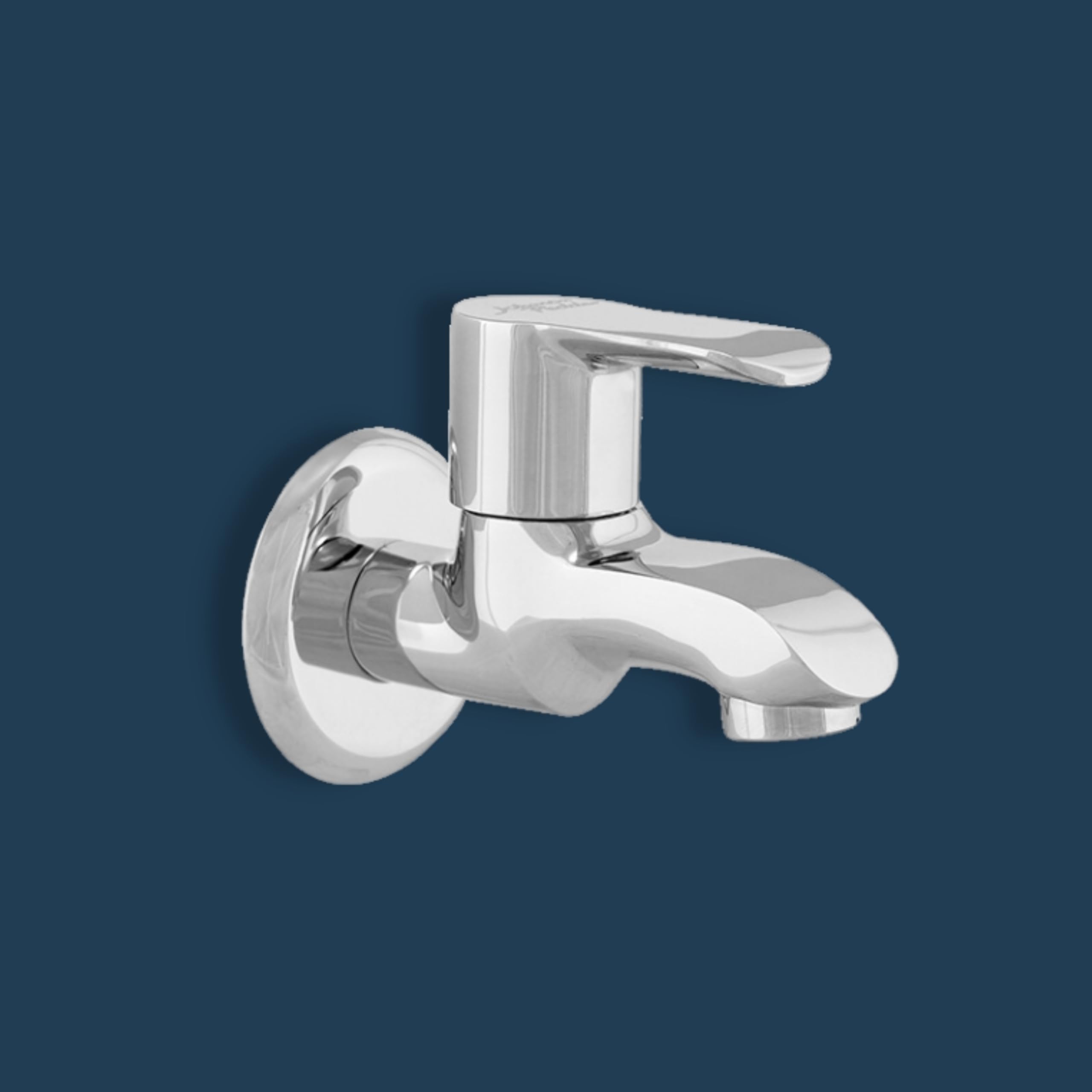 Johnson Pedder Deus Bib Tap Chrome-Plated Brass Bib Tap, Bib Cock Water Tap with Brass Wall Flange Wall-Mounted, Single Lever | 10 Years Warranty | JT0704A1-image-38