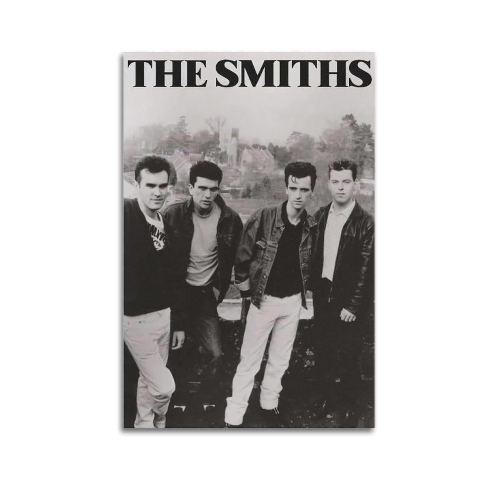 The Smiths Poster Vintage | Leinwand Wandkunst 30x45cm | Wohnzimmer Deko Ungerahmt
