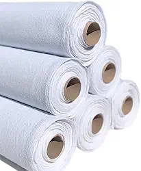 Tecido Alvejado Pé De Galinha Pano De Prato, Rolo 5 Metros