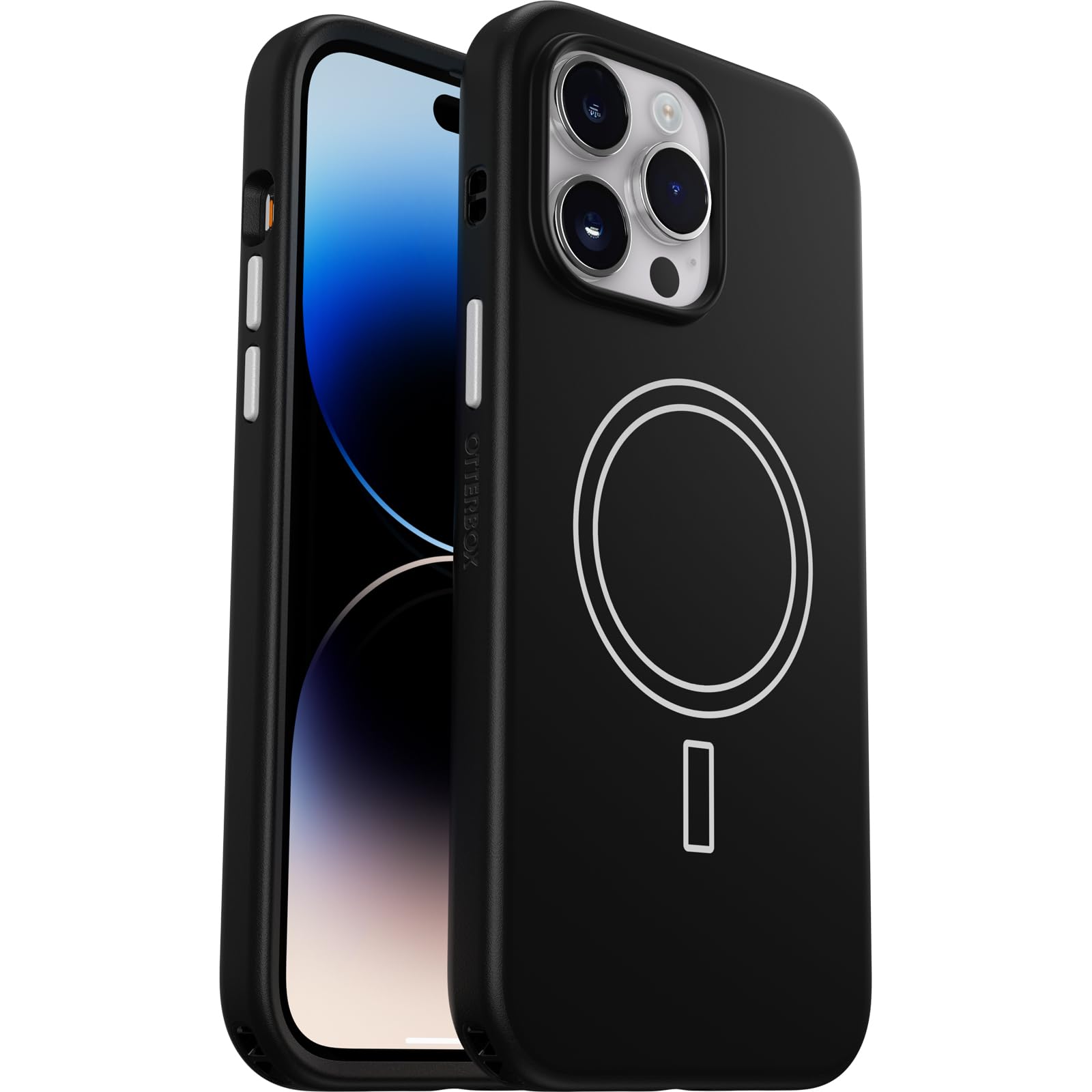 Cover per iPhone 14 Pro Max OtterBox Slim con MagSafe, resistente a shock e cadute; cover ultrasottile, protettiva, leggera, testata a norme anti caduta MIL-STD 810G, SNOWFALL