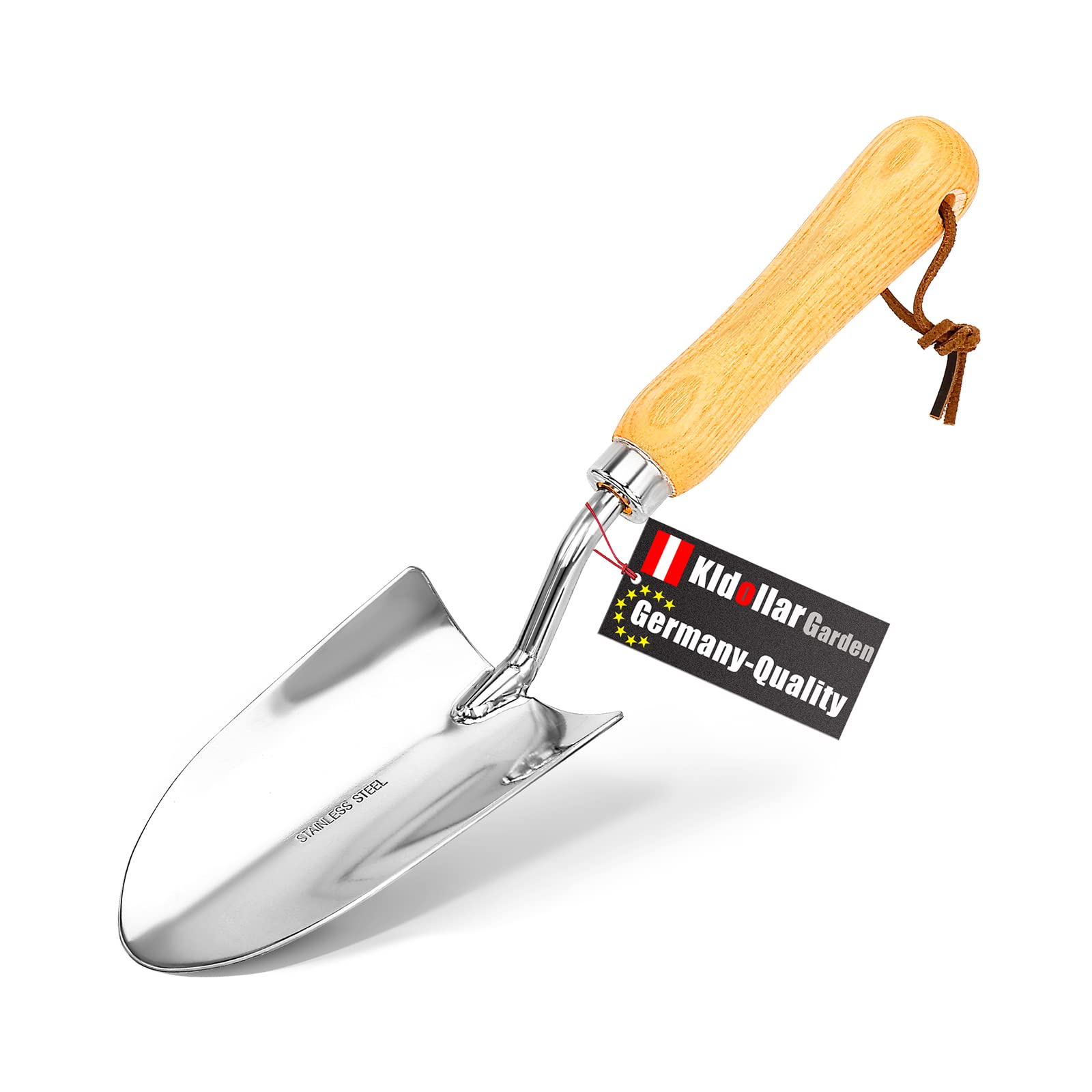 Hand Trowel Bend-Proof Garden Shovel, Super Strong Stainless Steel Hand Shovel, Rust Resistant Garden Tool with Ergonomic Non-Slip Grip, Gardening Trowel for Planting, Weeding, Digging