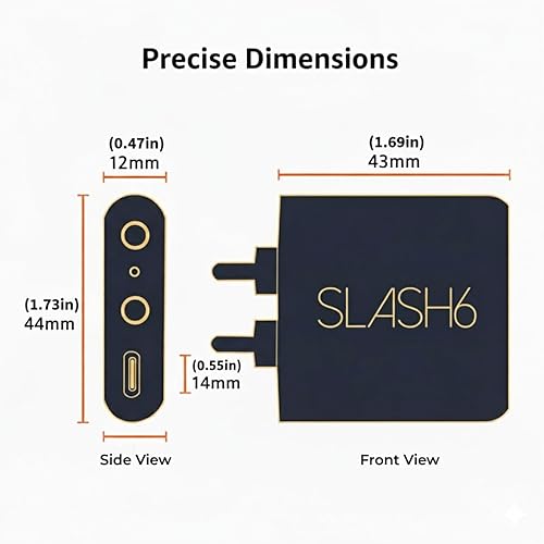 Miniatura 8 de Slash 6 Receptor DAC Bluetooth y USB insignia con ESS Quad DAC (ES9219) - 32-bit/384kHz, amplificador de auriculares de alta fidelidad,