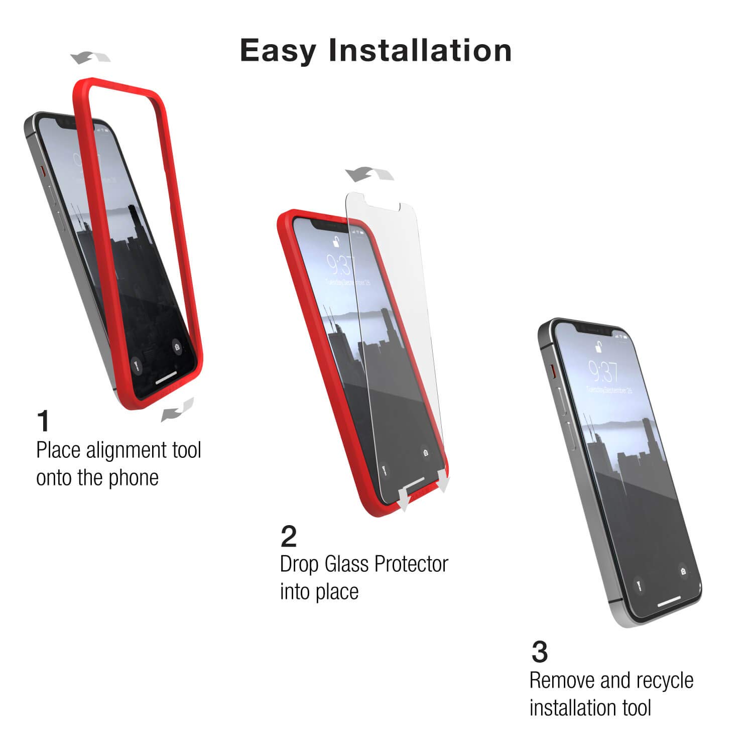 Amazon | 【RAPTIC】 iPhone12Pro Max 対応 ガラスフィルム 指紋 防止
