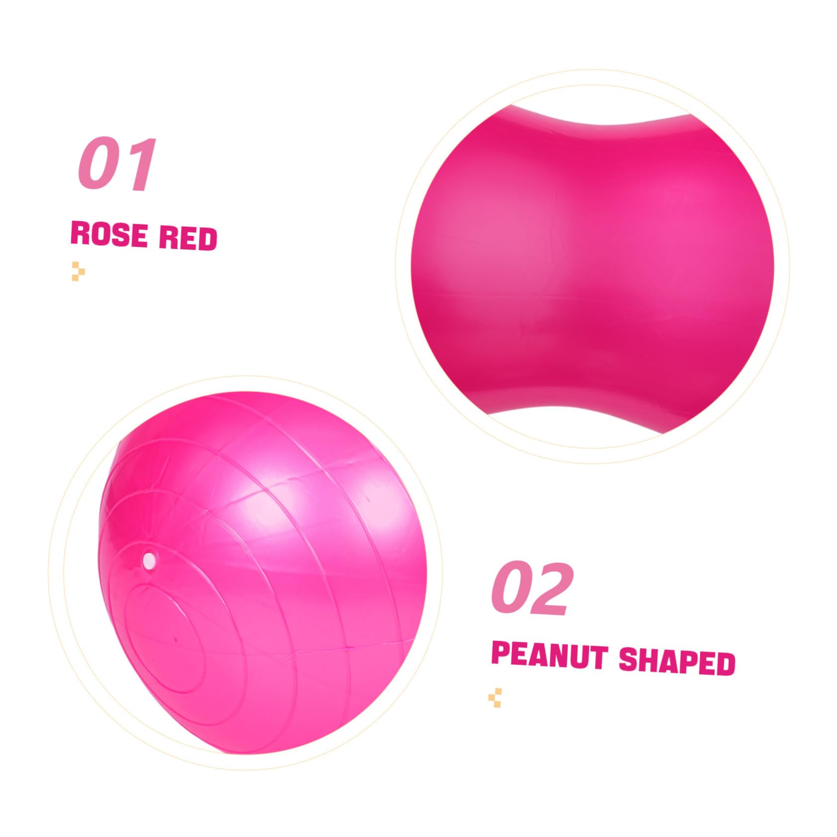 SUPVOX Pelota de Cacahuete PVC con Bomba para Embarazo y Niños