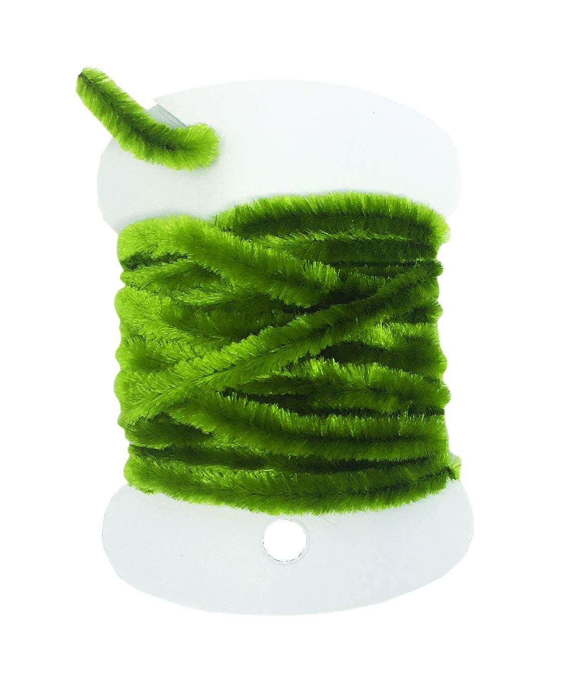 CREATIVE ANGLER Olive Rayon Chenille Fly Tying Thread, Essential for Fly Tying Supplies, 2 Yards - Large