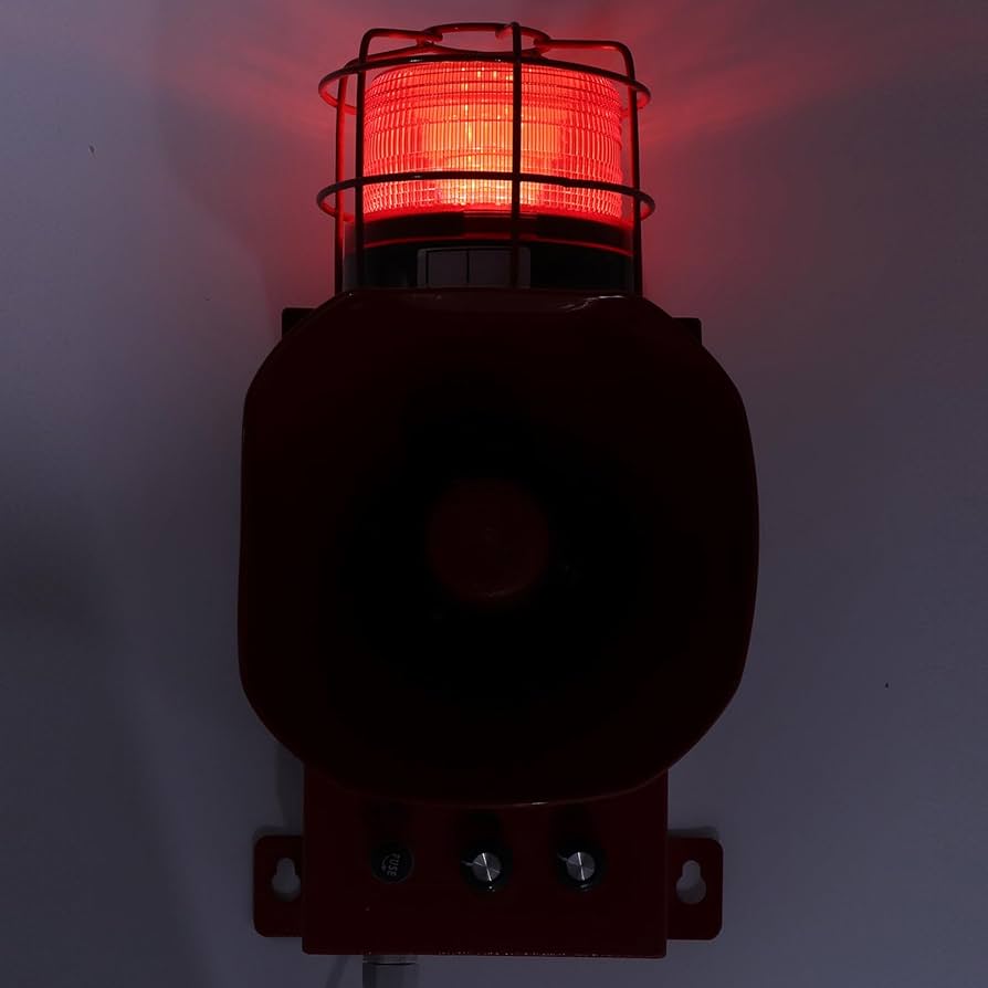Emergency Strobe Warn Light Industrial Siren Alarm Outdoor