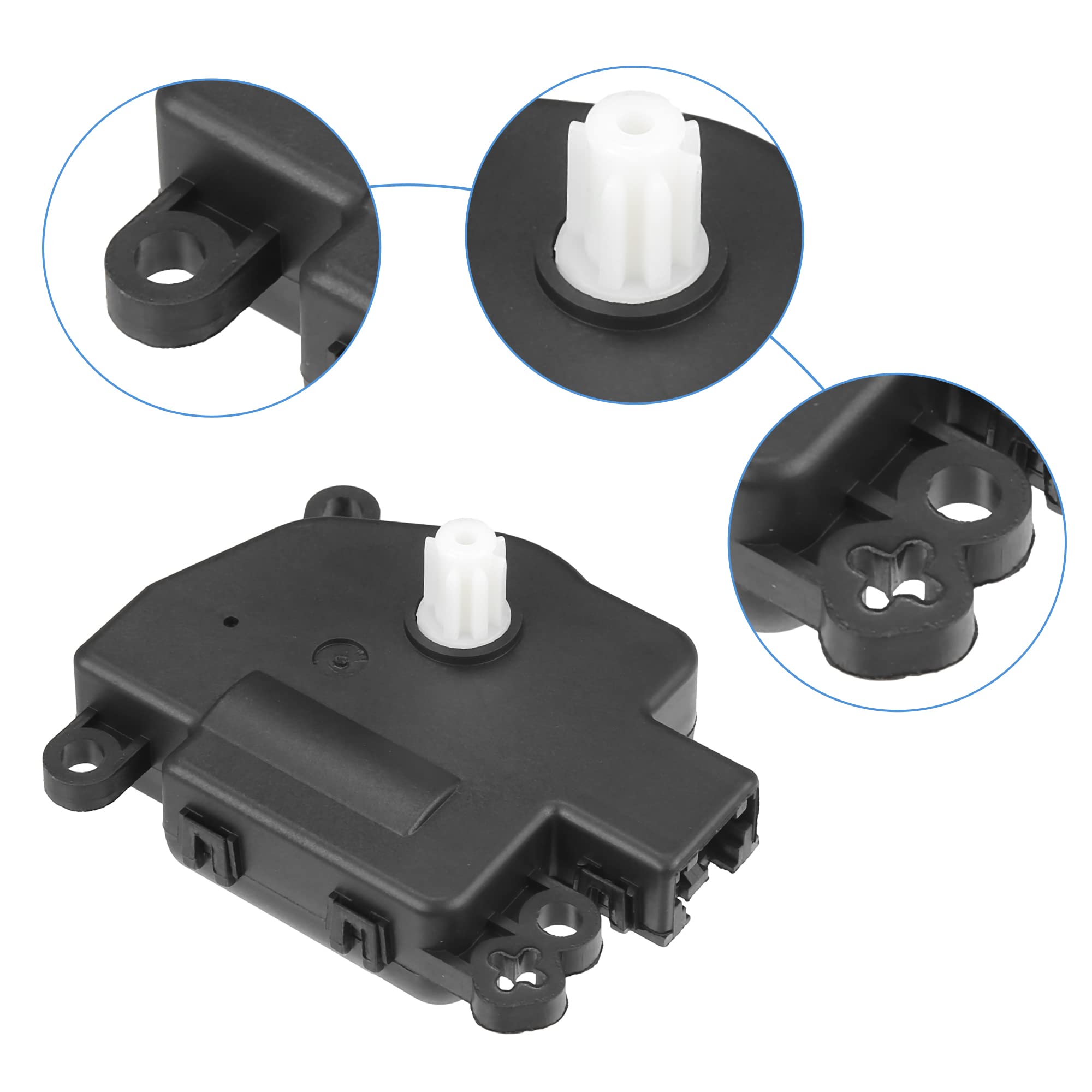 Actionneur De Clapet De Mélange A/C Pour Ford Fiesta 2008-2017 - Remplacement OEM 1S7H19E616BB - Noir ABS