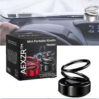 AEXZR Portable Kinetic Mini Heater, AEXZR™ Mini Portable Kinetic Heater, Portable Kinetic Mini Heater, Electric Heating (Black)