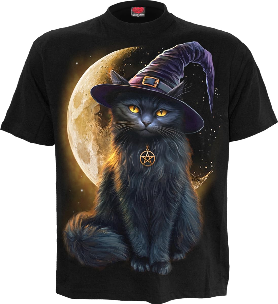 Spiral - Familiar Magic - Front Print T-Shirt Black - XXL