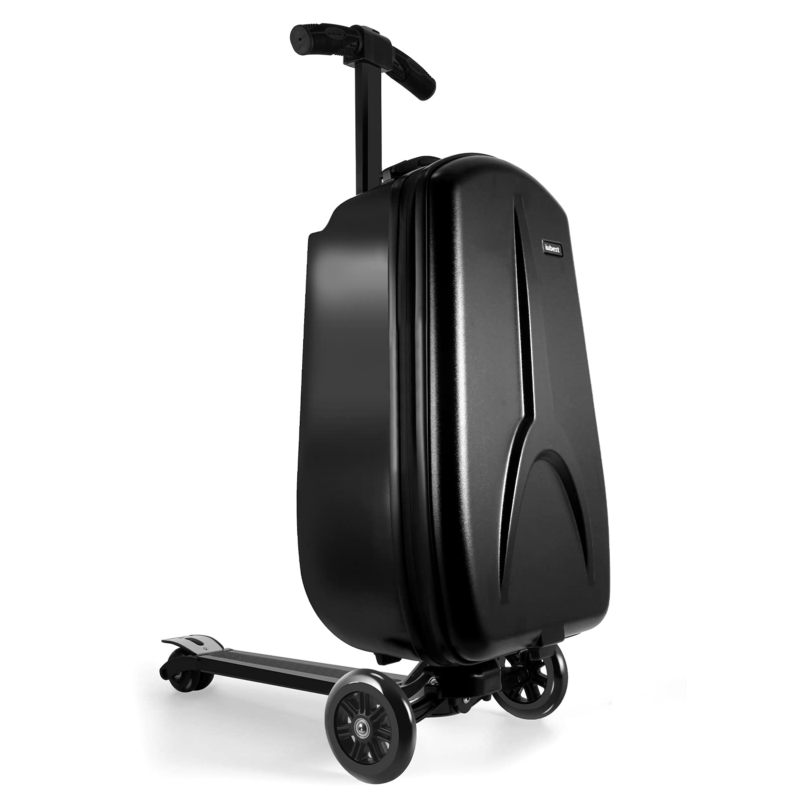 Scooter Suitcase for Adult/Kids Over 6, 50L Luggage Scooter Luggage Aluminum Scooter Travel Ride On 