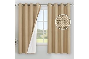 YoungsTex Linen Burlap Blackout Curtains: Ultimate Privacy and Decor for Your Home