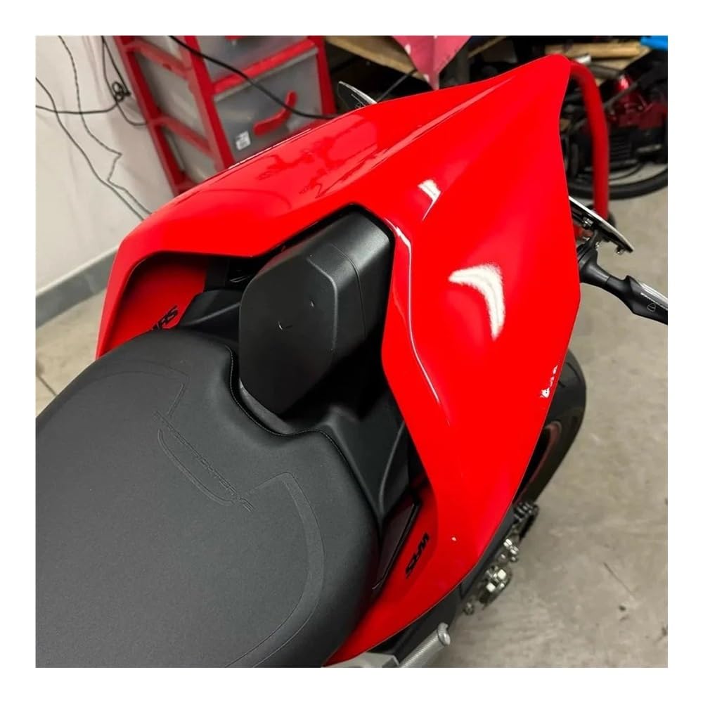 Housse Selle pour V4 V4S V4R pour Street pour Fighter V2 Section Arrière Moto Housse De Selle Carénage Supérieur Capot(Matte Black A Set)