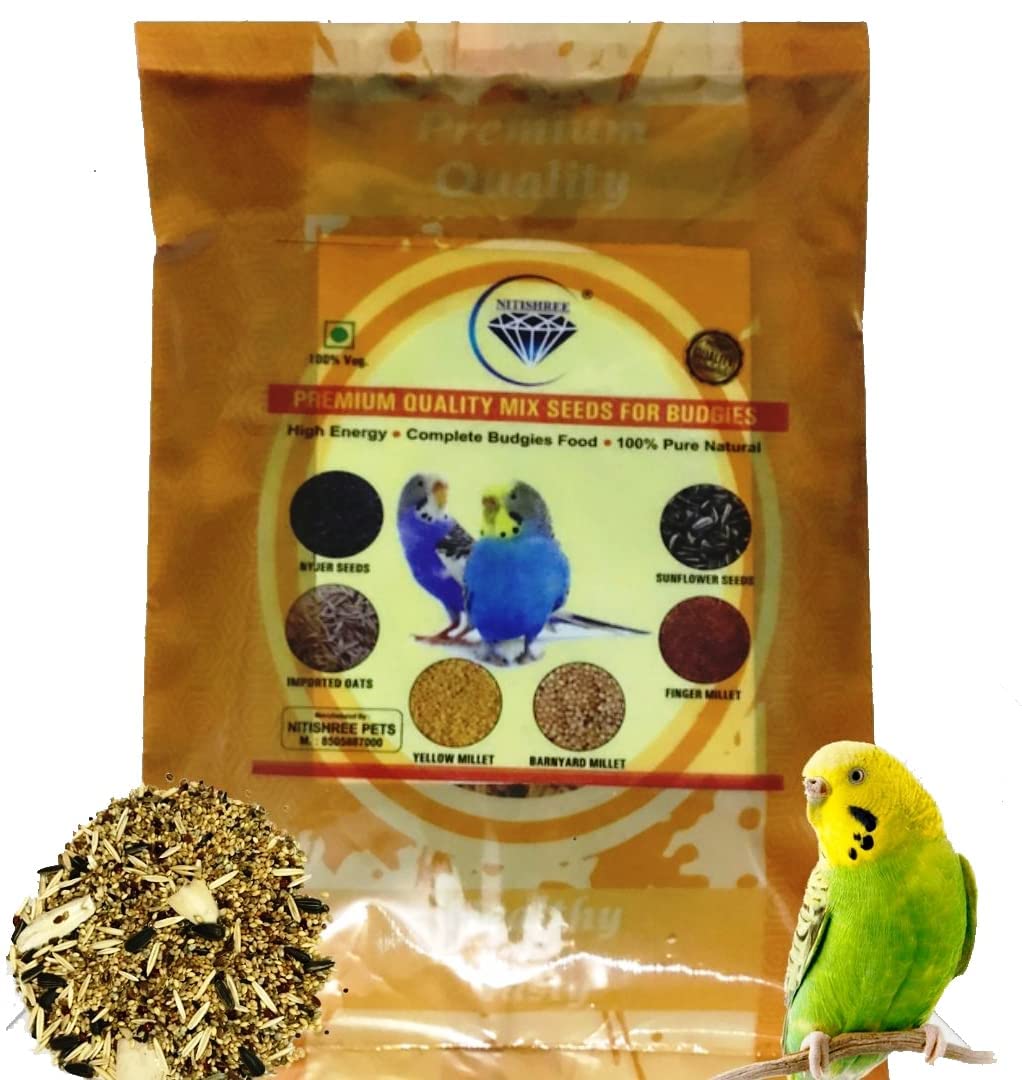 Nitishree ® Bird Food for Budgies - Mix Seeds (Brown (2Kg.)) (B0BPHBKYBP) Amazon Price History, Amazon Price Tracker