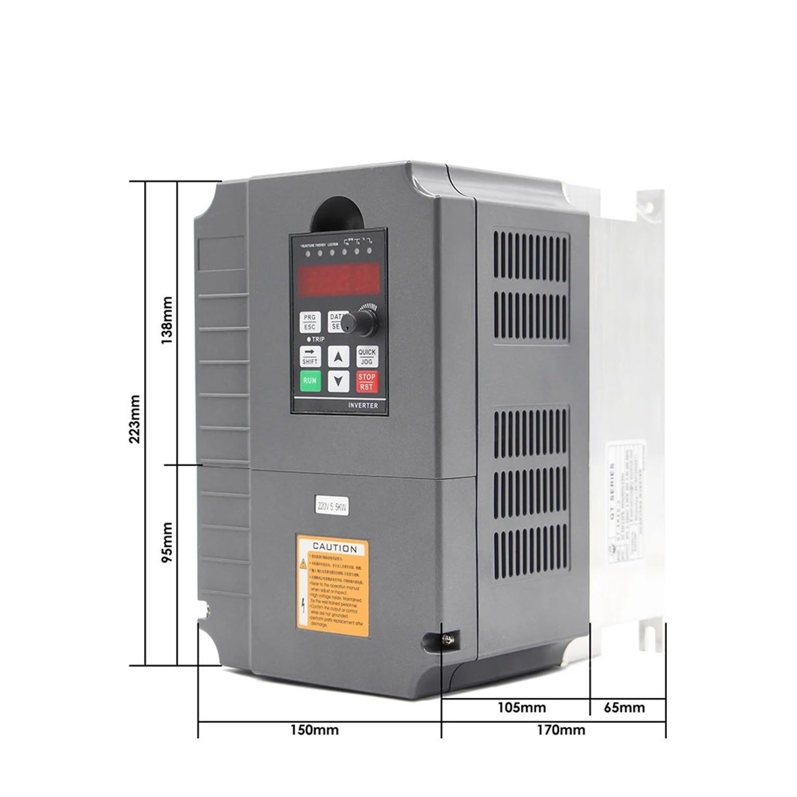 5, kW napęd o zmiennej częstotliwości 220 V/380 V regulator prędkości silnika wrzecionowego 0-400 Hz