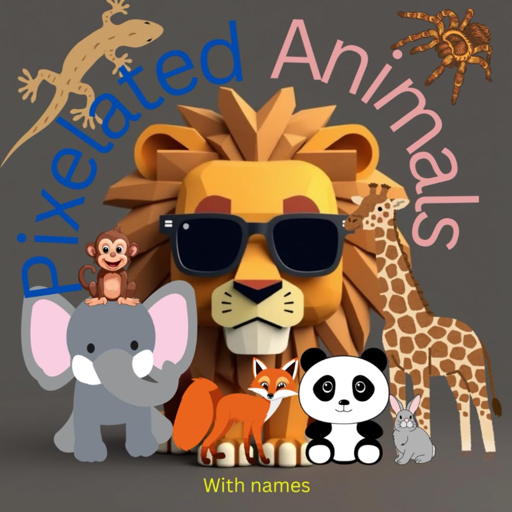 Pixelated animals: Square by Square, Bring Them to Life