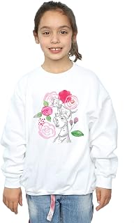 Disney Girls 101 Dalmatians Flowers Sweatshirt White 12-13 Years