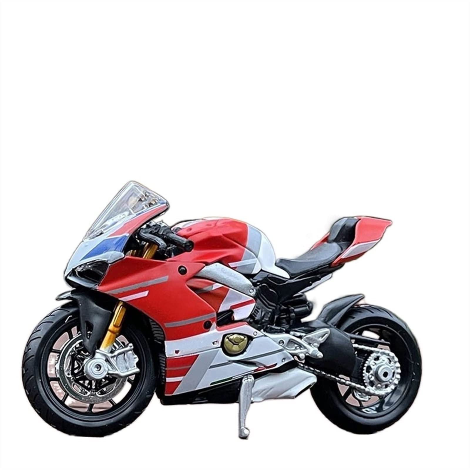 SEYXF Motorbike Toy Motorcycle Model Diecast 1:18 for Ducati Panigale V4 S Alloy Metal Toy Gift