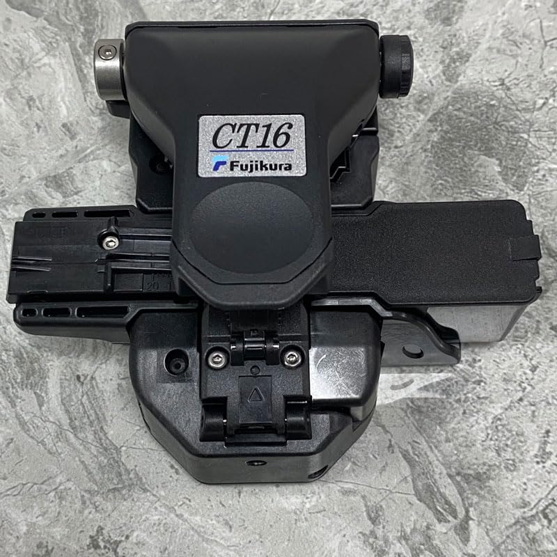 (1 pcs) New Original CT16 One Step Optical Fiber Cleaver high precision optical fiber cleaver CT-16 SM/MM Fiber Cleaver Cutter with Scrap Collector Bin (Upgraded version of CT08)