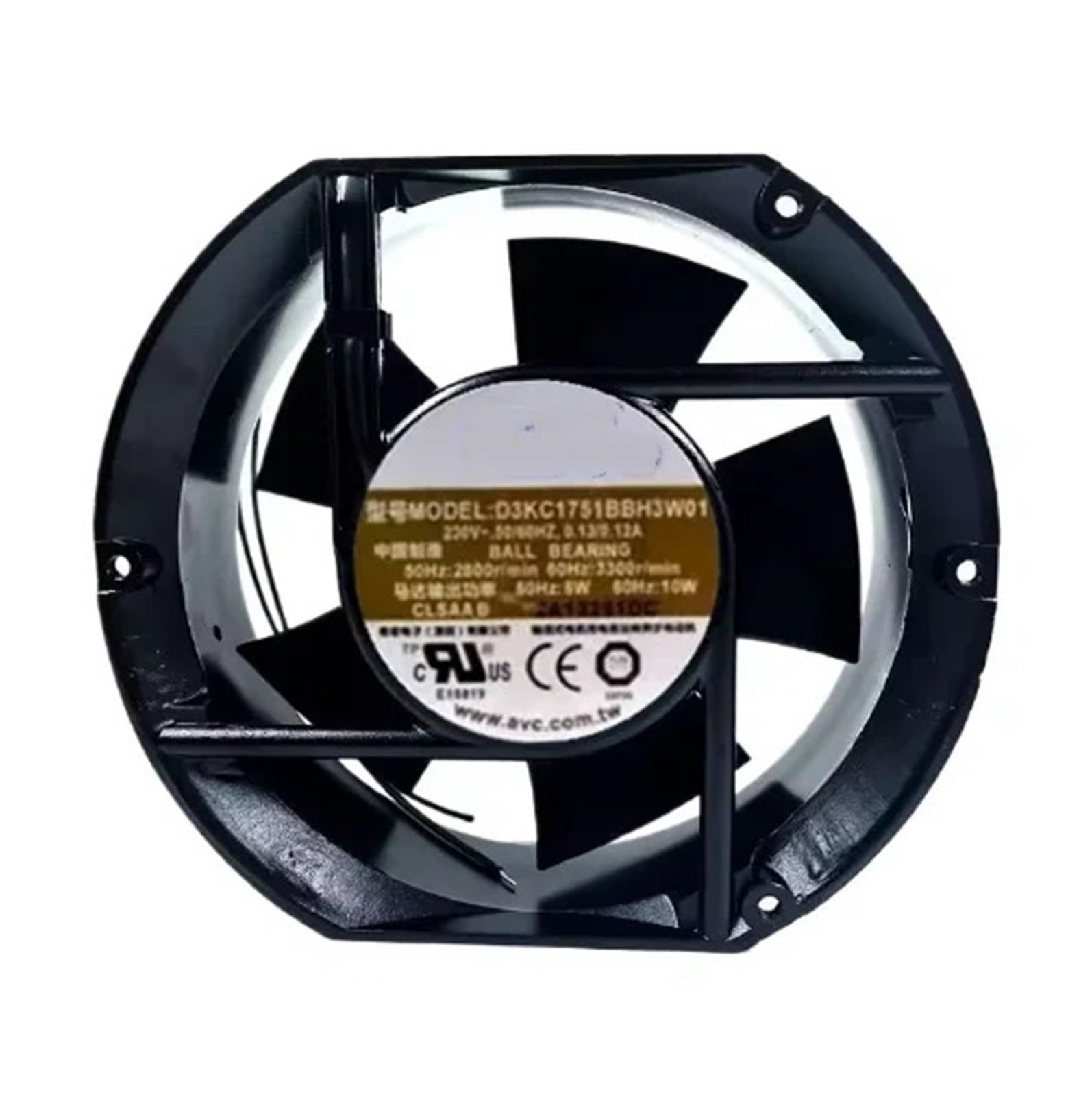 Ventilateur D3KC1751BBH3W01 220V à fort débit d'air 17251