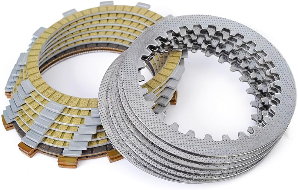 Clutch Plate Friction Disc Plate Compatible with Yamaha FZ6 FZ6N Naked ABS / FZ6 FZ6S Fazer S2 / FZ6-NA FZ6-SA FZ6-NS FZ6-SS FZ6SW FZS6W