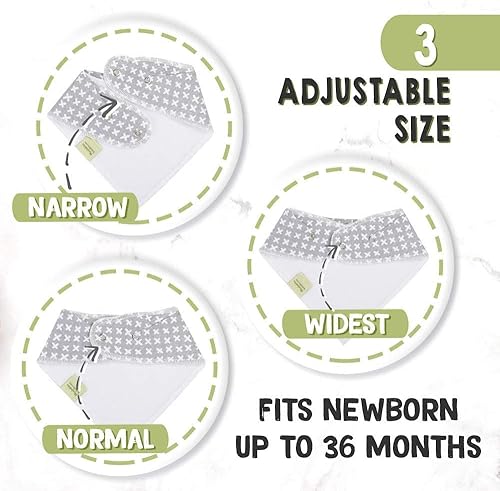 Miniatura 7 de Paquete de 10 baberos de babana orgánica para bebé y paquete de 10 unidades