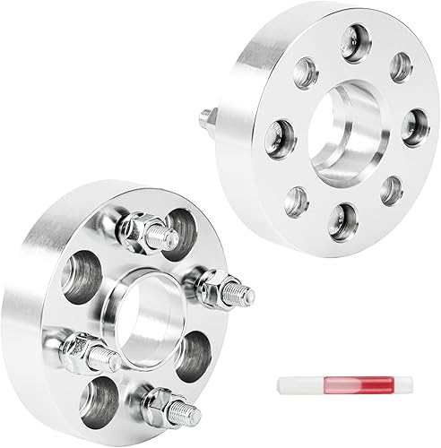 Vista 665 de KAX Espaciadores de rueda de 0.236 x 5.315 in, espaciadores de rueda centrados de 2 pulgadas y 6 lengüetas para F-15-0, Expedition, Mark LT, Negro