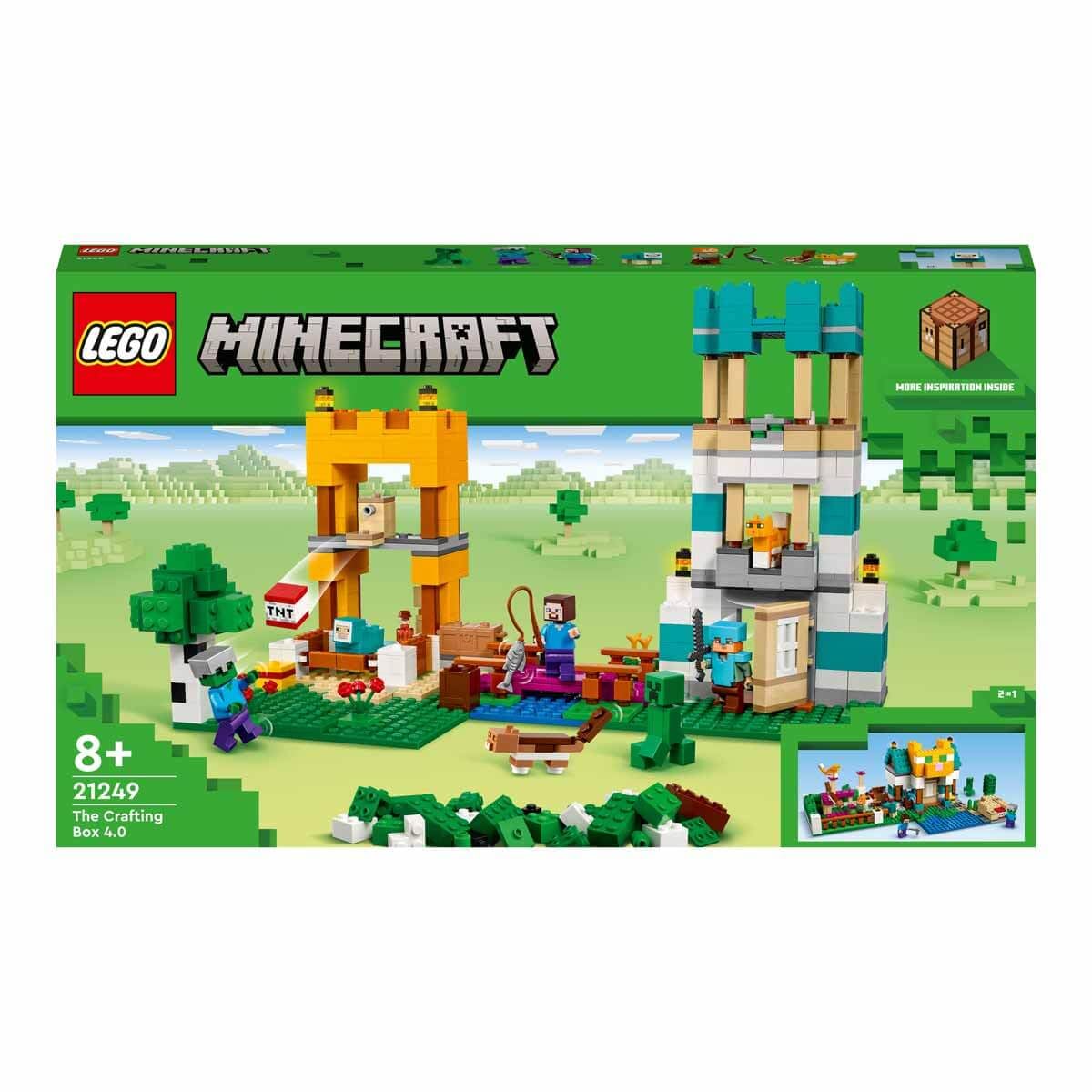 LEGO 21249 Minecraft The Crafting Box 4.0, 2-in-1 Set for Building LEGO 21249 Minecraft The Crafting Box 4.0, 2-in-1 Set for Building