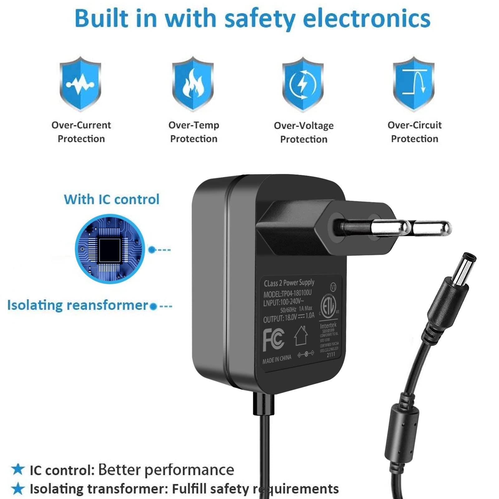 Alimentatore 18V 1A Negativo Alimentatore Negativo 18V 1A Per - Foto 11