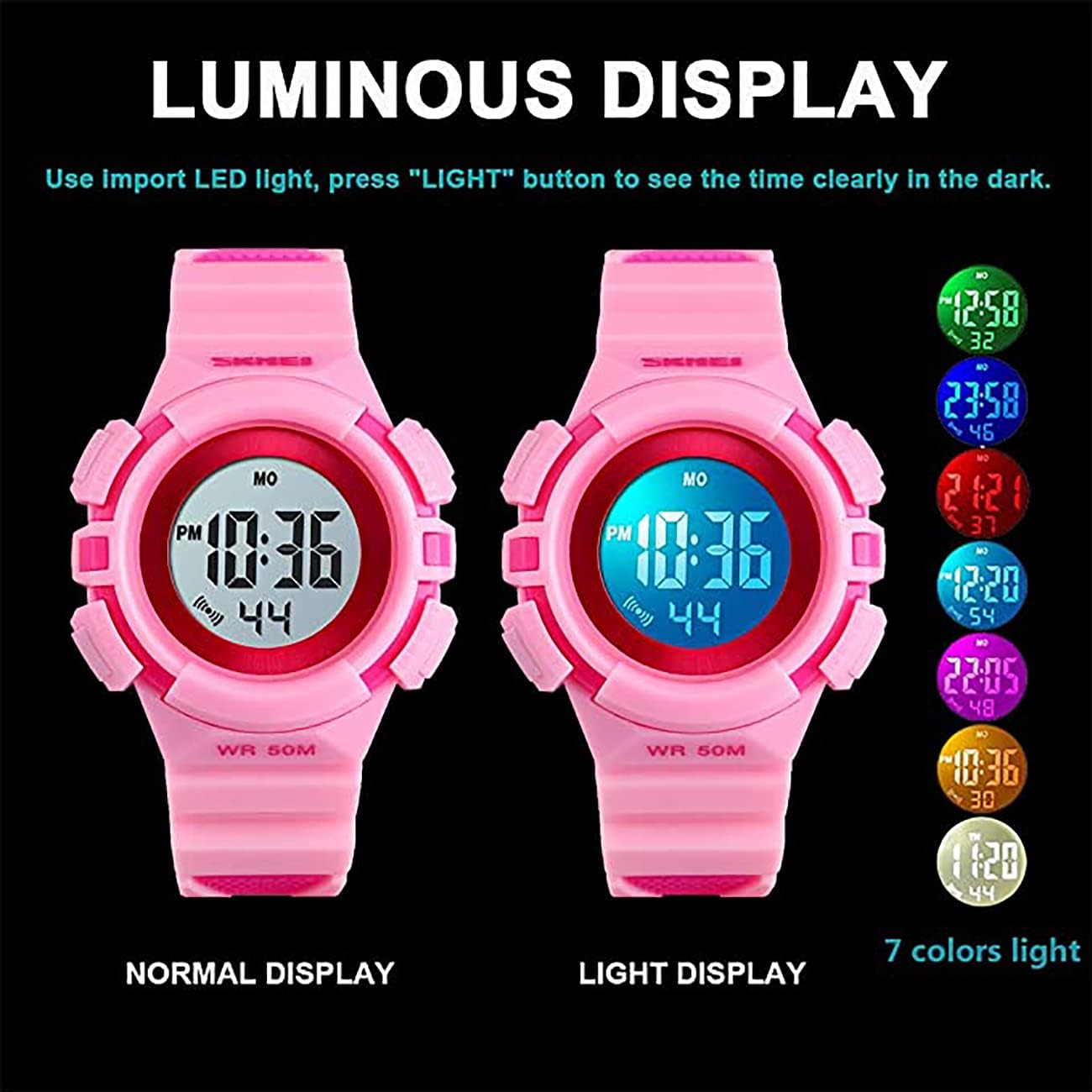 Kids Digitaal Sport Elektronisch Horloge voor Jongens Meisjes, Kid