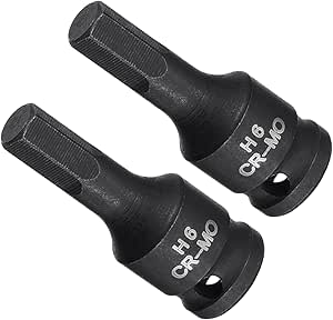 Impact Hex Bit Socket, 32mm Hex Bit 1 Vierkante Drive 102mm Lengte, CR