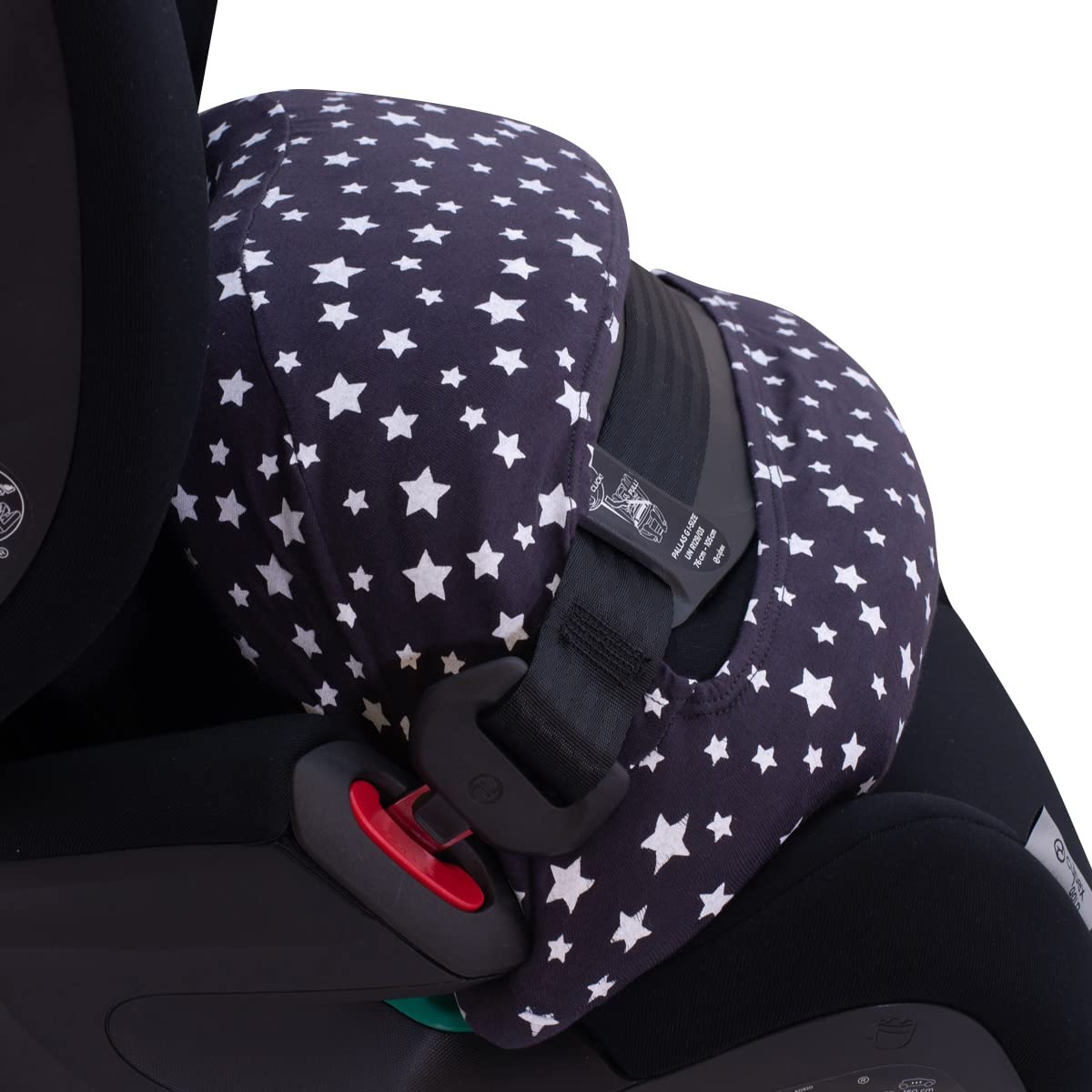 JYOKO KIDS Rivestimento per accessorio di seggiolino auto in cotone Compatibile con Cybex Pallas G I-SIZE (accessorio per le maglie G, WINTER SKY