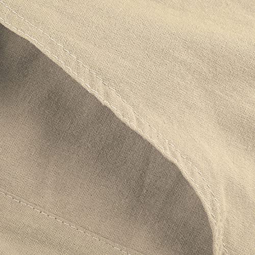 Linen Pants Women Straight Leg Low Rise Lounge Lightweight Capri Pants Summer Drawstring Casual Work Pants Trousers4