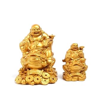 Amazon.co.jp: 布袋様 置物 布袋さん 七福神 ご利益 金運 縁起