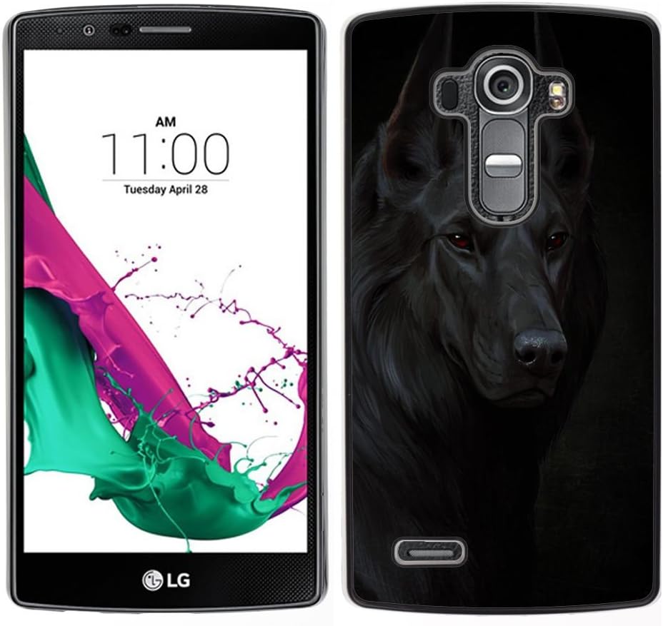 For LG G4 Case , Black Dog Guard - Colorful Pattern Hard Back Snap-On Cover Case Skin Mobile Phone Shell Bumper