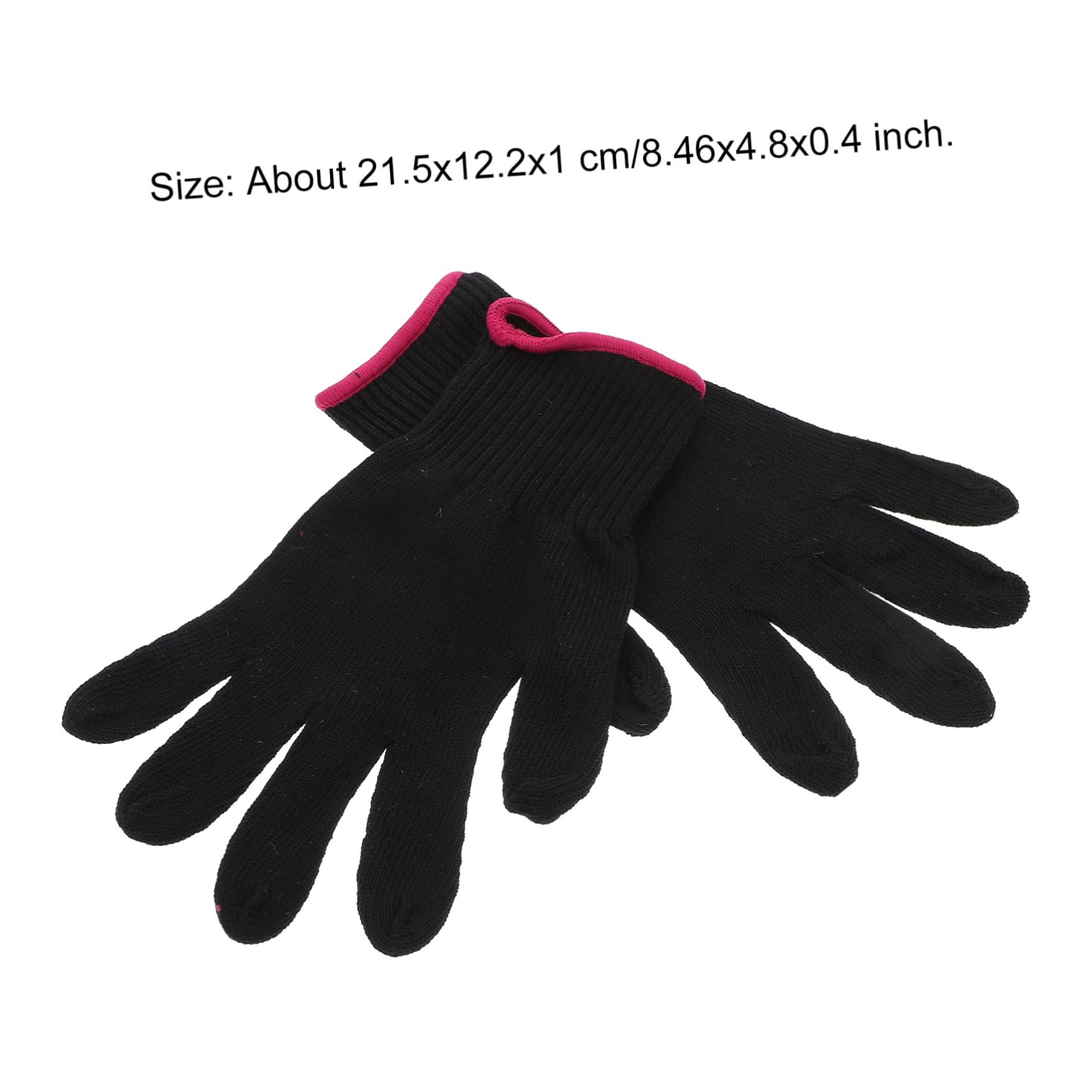 FELTECHELECTR Heat Proof Gloves Set of 4 Bumps Heat Glove Mitts Silicone for Hair Styling Curling Irons Barber Shop