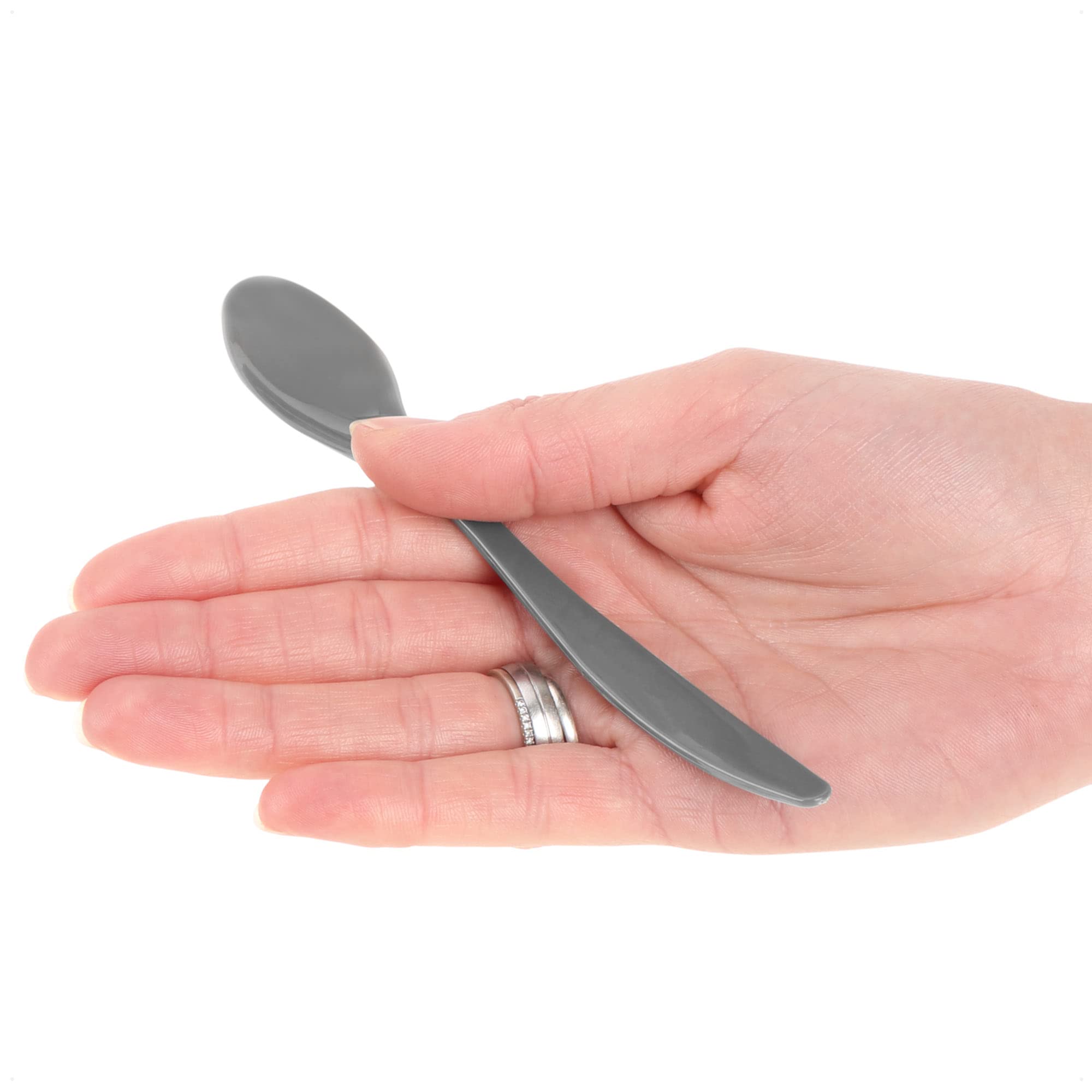 Cucchiai Uova Colorati Senza BPA - Set 24 Pezzi Riutilizzabili 14 Cm | Per Colazione, Marmellate E Salse