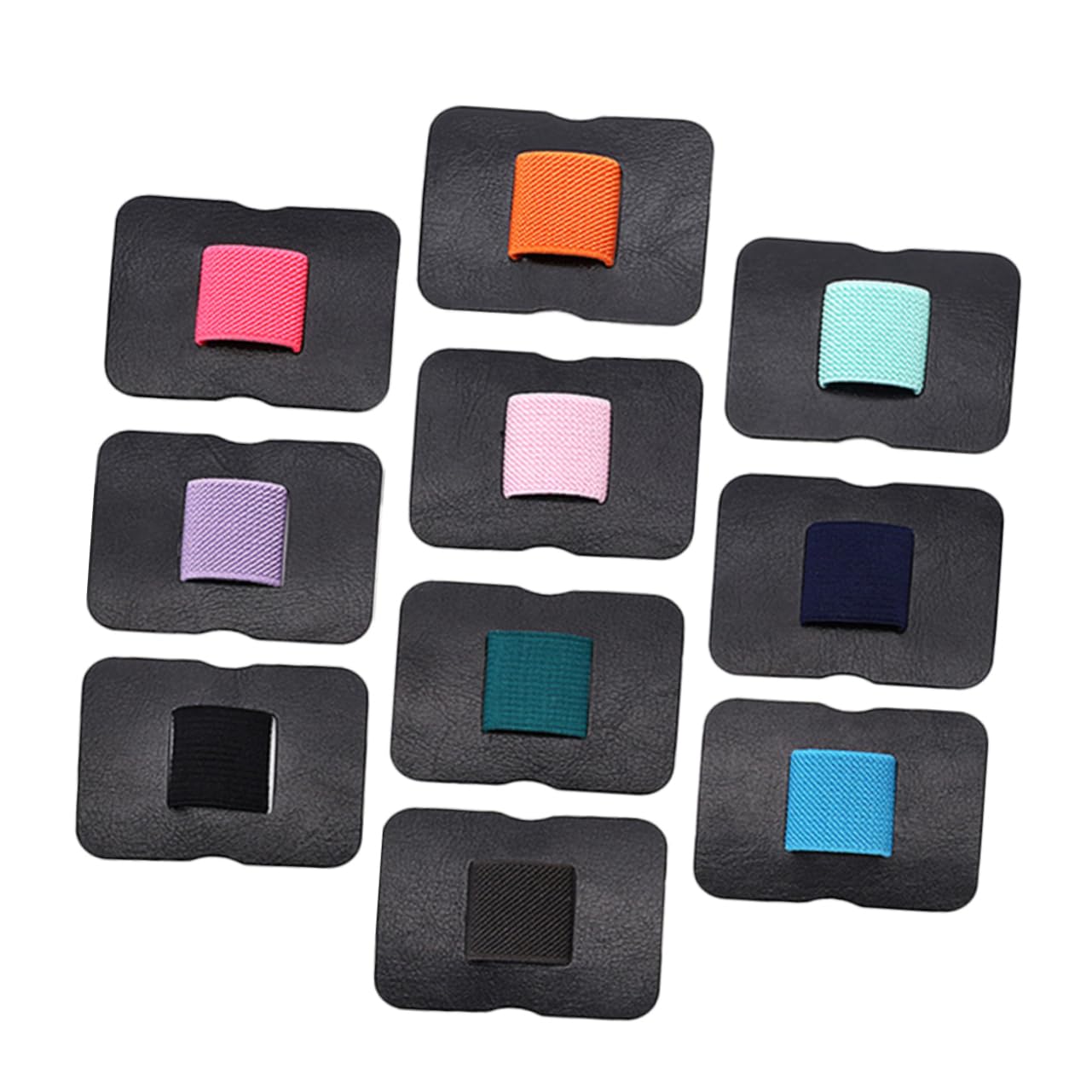 LALAFINA 40stücke Teiliges Selbstklebende Stifthalter Für Notizbuch Tablet Elastische Stiftschlaufe Zur Kabelorganisation Praktischer Bürobedarf Farben