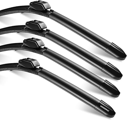 HOSONIC Limpiaparabrisas de 26 + 18 pulgadas, limpiaparabrisas para todas las estaciones, limpiaparabrisas reemplazables para automĂłviles, doble HOSONIC Limpiaparabrisas de 26 + 18 pulgadas, limpiaparabrisas para todas las estaciones, limpiaparabrisas reemplazables para automĂłviles, doble
