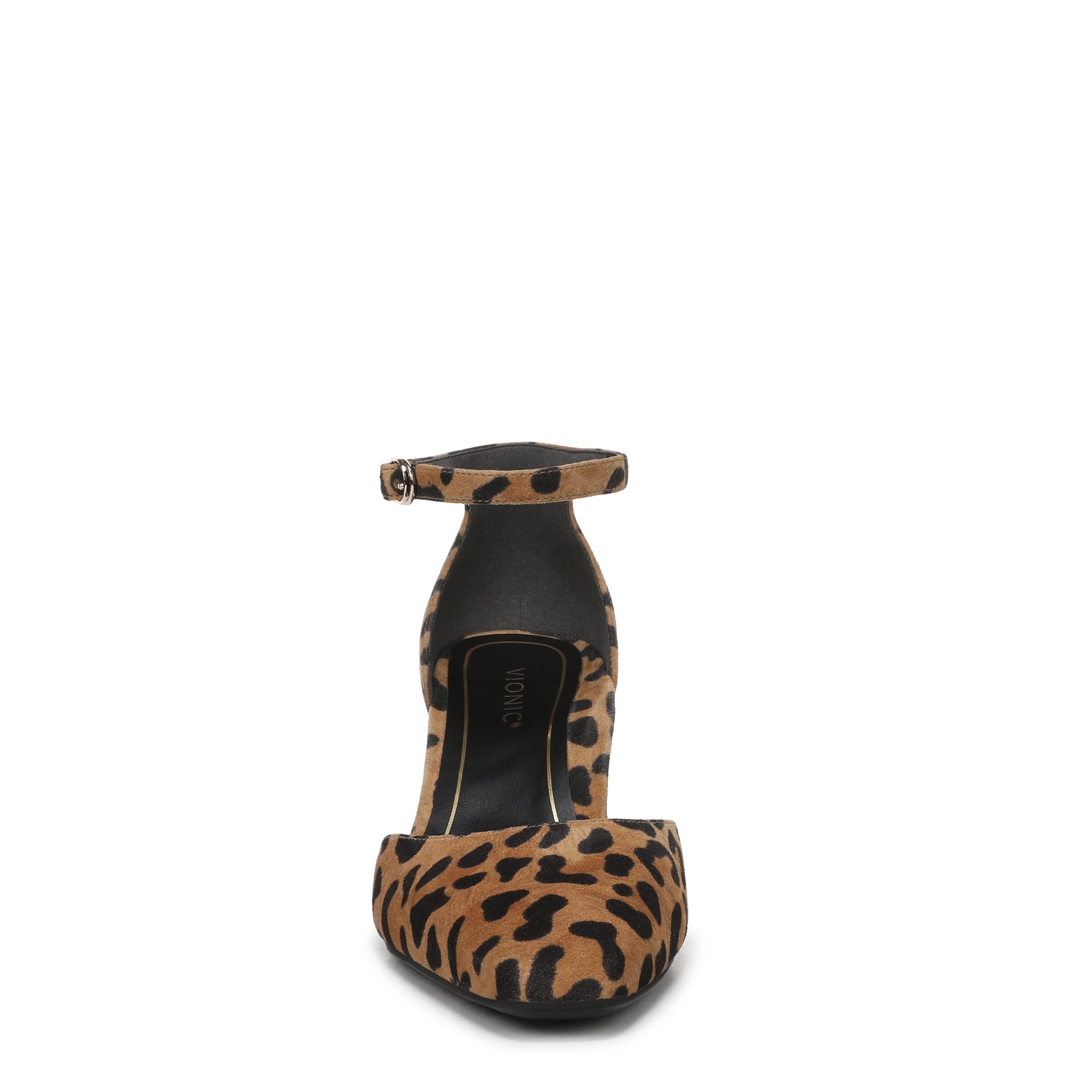 Vionic Abito da Donna Scarlett Tan Leopard 3.5 UK Medium Fit