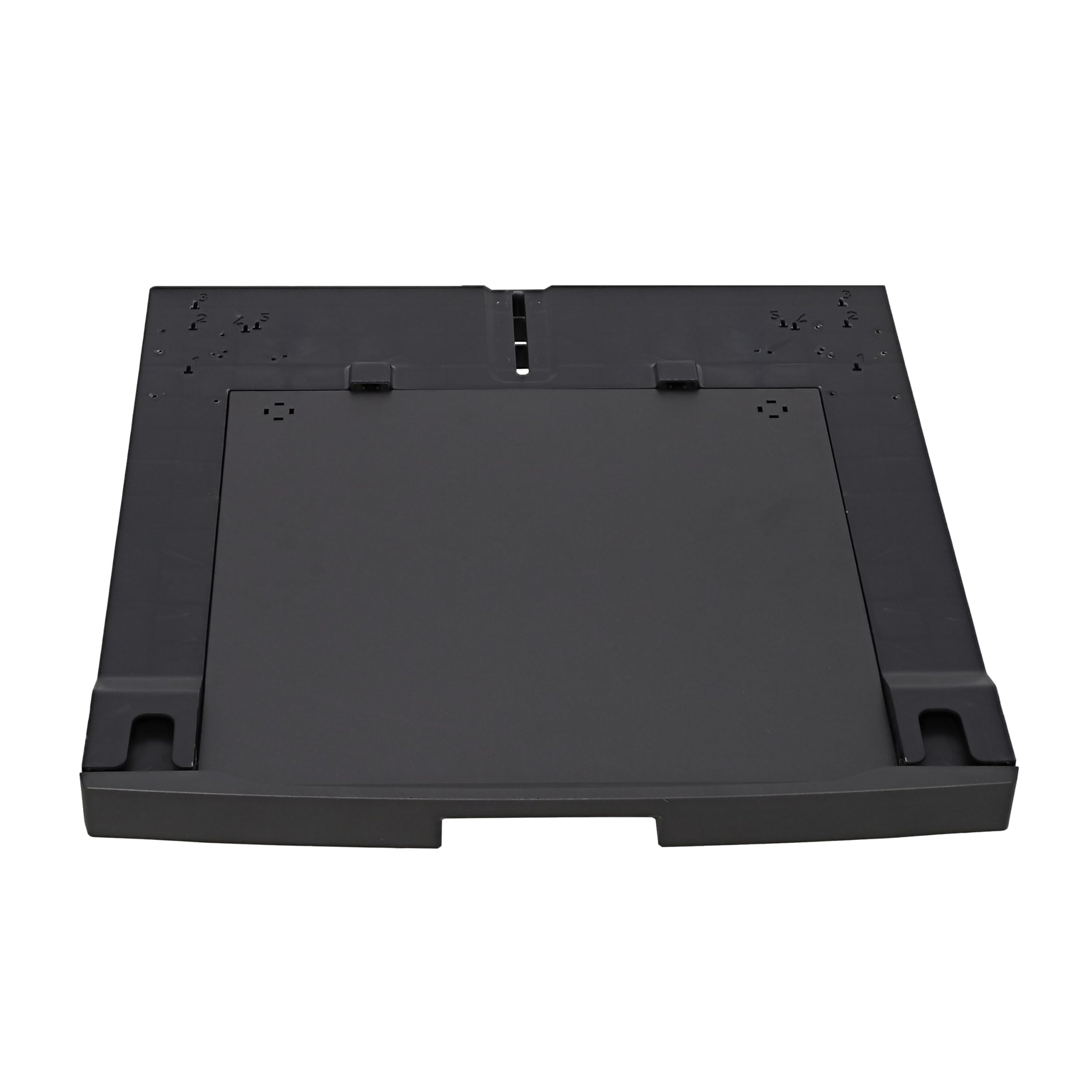 AEG N1WYHSK6 Cadre intermédiaire noir mat sans perçage, cadre de connexion pour machine à laver sur sèche-linge, économise de l'espace, surface de travail extractible 15 kg