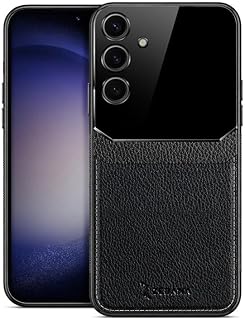 Zebana Samsung Galaxy S26 ile Uyumlu Kılıf Zebana Lens Deri Kılıf Siyah