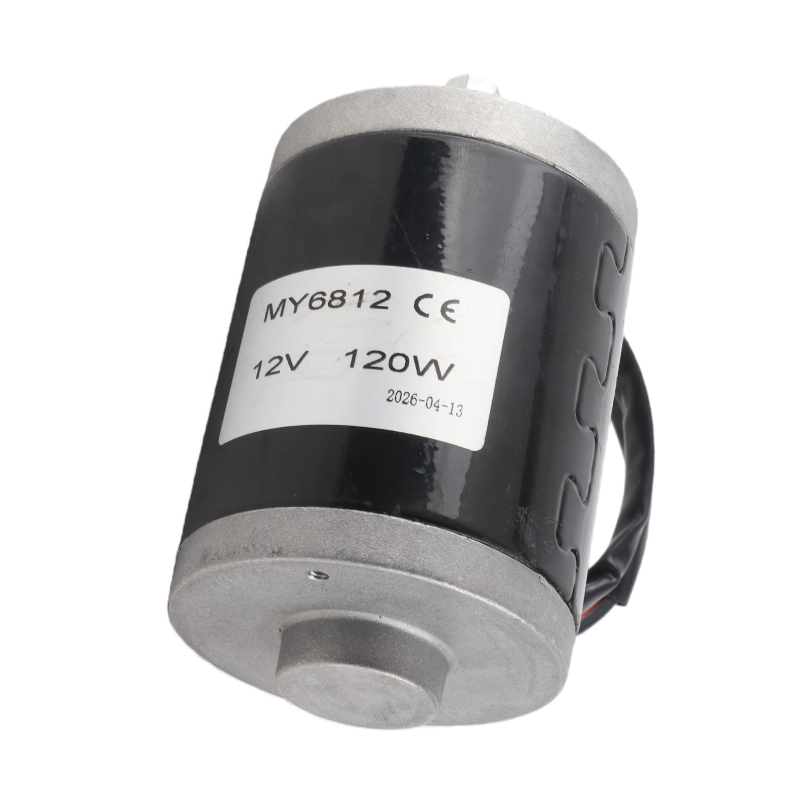 Keenso silnik elektryczny skanowany, mały silnik o dużej prędkości szczotki 12 V 120 W, mały silnik przekładni DC z magnesem trwałym MY6812 z pasem pasowym