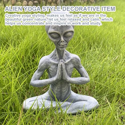 Statue extraterrestre pour briser la monotonie d'une étagère - 4