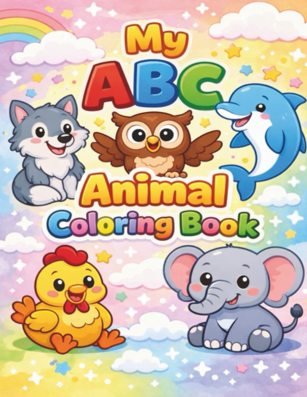 My ABC Animal Coloring Book: Discover New Animals A-Z