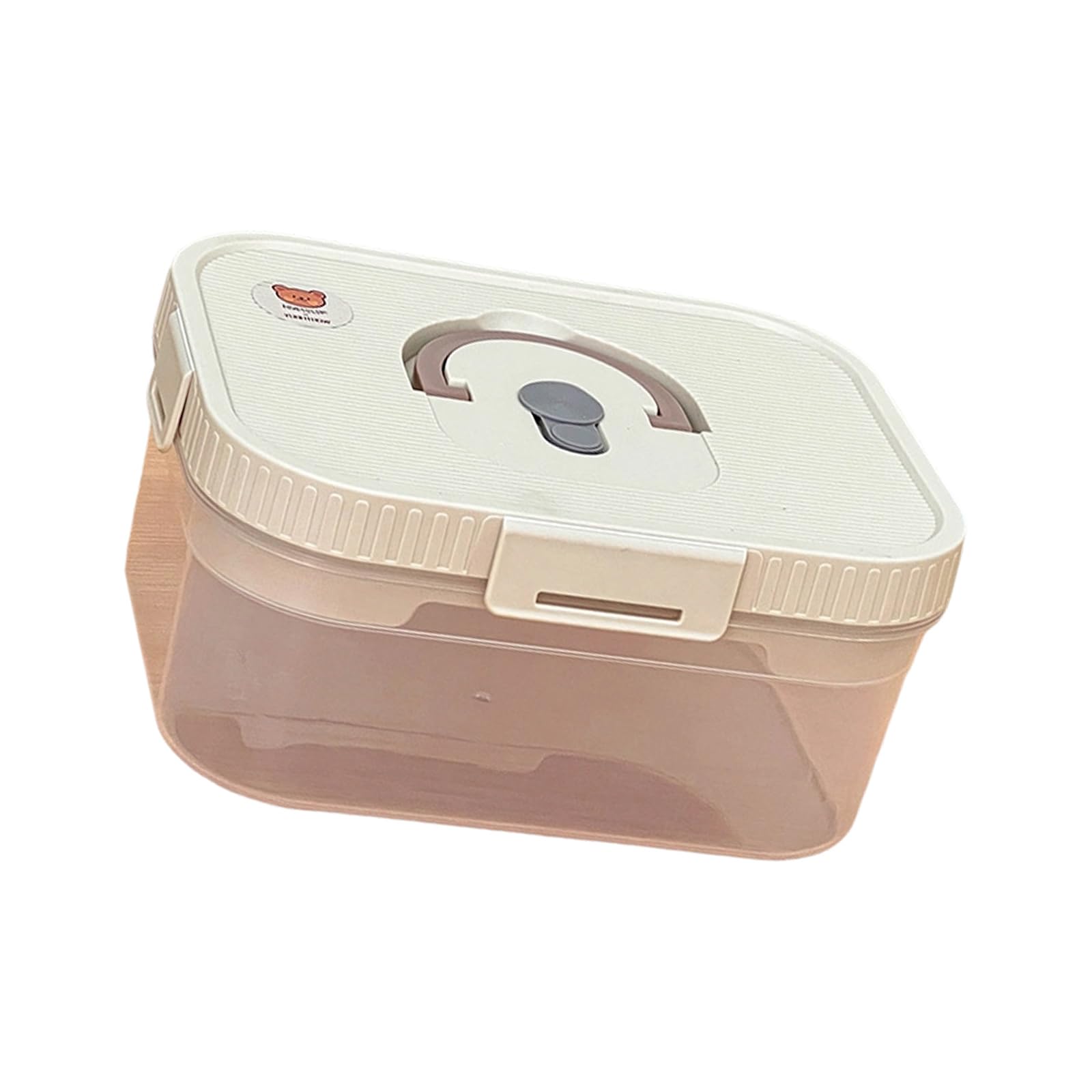 Sturdy organizer with 2 compartments Portable for emergency medicine storage Travel medication storage