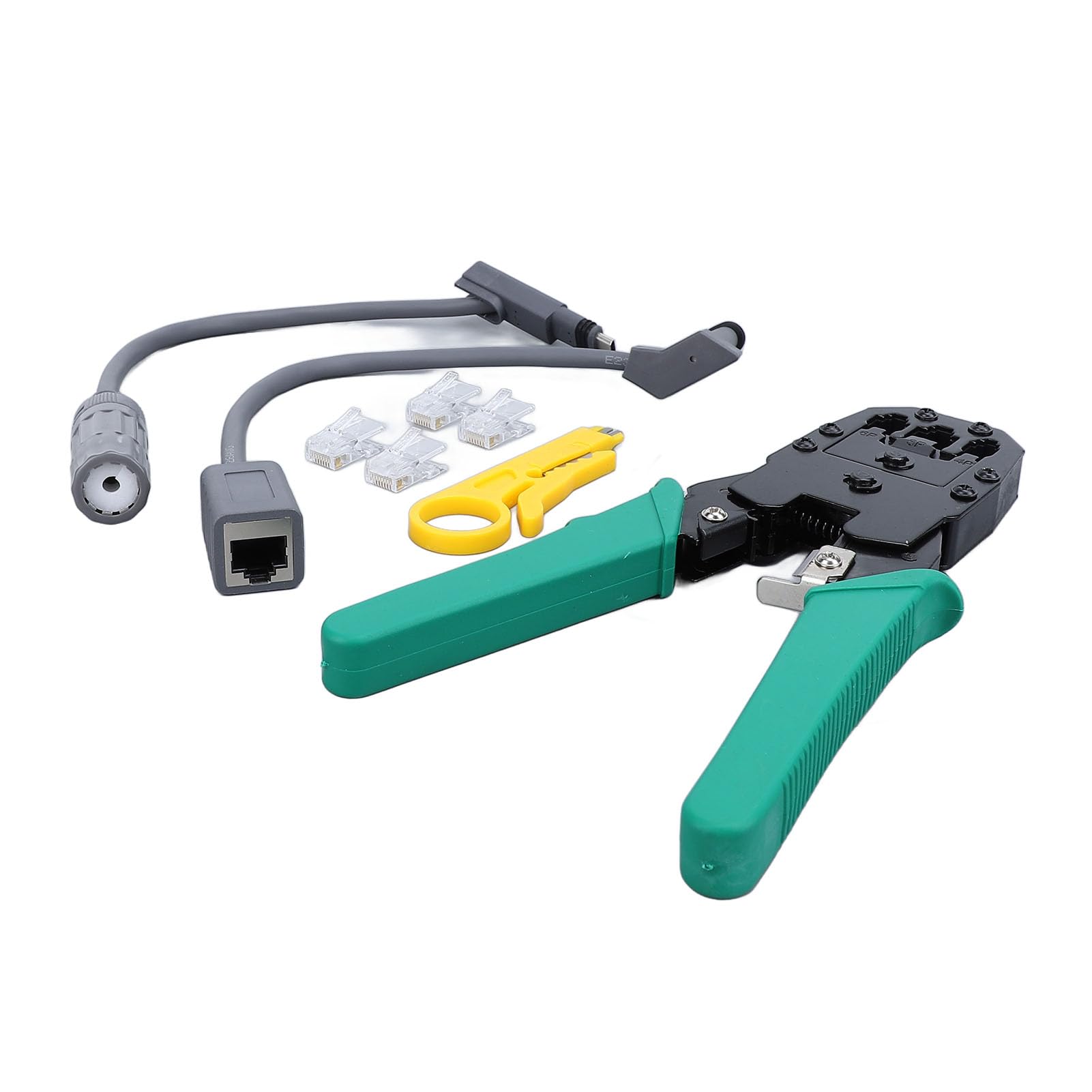 Jeffergarden Cavo Kit Adattatore SPX da Spina a RJ45, Connettore di Estensione Maschio Femmina per Router per Antenna Parabolica di Seconda Generazione, Connettori Ethernet Impermeabili, Accessori,