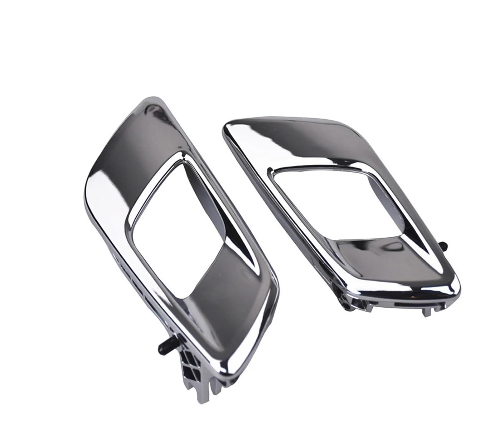 Nhsijpo Bright Silver 1 Pair Automotive Interior Door Handle For Ranger For Everest 2012-2021 Car Interior Door Handle Inside Inner Knob(Bright Silver 1 Pair)