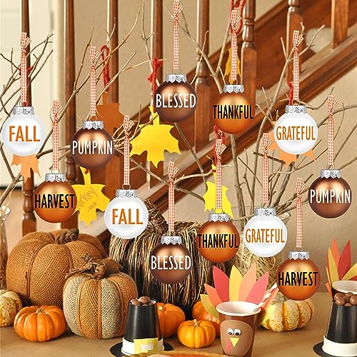 12Pcs-Thanksgiving-Balls-Ornaments-for-Home-Tree-Thanksgiving-Indoor-Decorations-236-Orange-White-Brown-Thannkful-Baubles-Hanging-Ornaments-for-Fall-Party-Farmhouse-Home-Hanging-Decor 12Pcs Thanksgiving Balls Ornaments for Home Tree Thanksgiving Indoor Decorations 236 Orange White Brown Thannkful Baubles Hanging Ornaments for Fall Party Farmhouse Home Hanging Decor