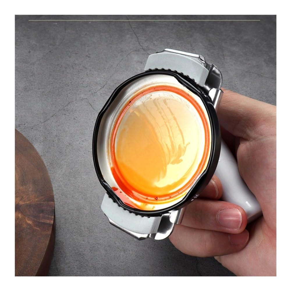 Abridor de latas y tarros de acero inoxidable, herramienta de abrelatas y botellas sin esfuerzo para personas mayores con artritis y fácil agarre, esencial para la cocina para una apertura sin