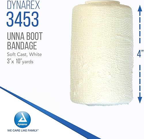 Miniatura 2 de Dynarex Unna - Vendaje para botas 3 pulgadas x 10 yardas 12 unidades